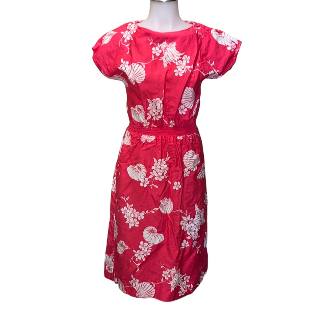 Vintage Hilo Hattie’s Pink/White Hawaiian Dress~S~Hawaii Floral Print - Picture 2 of 7